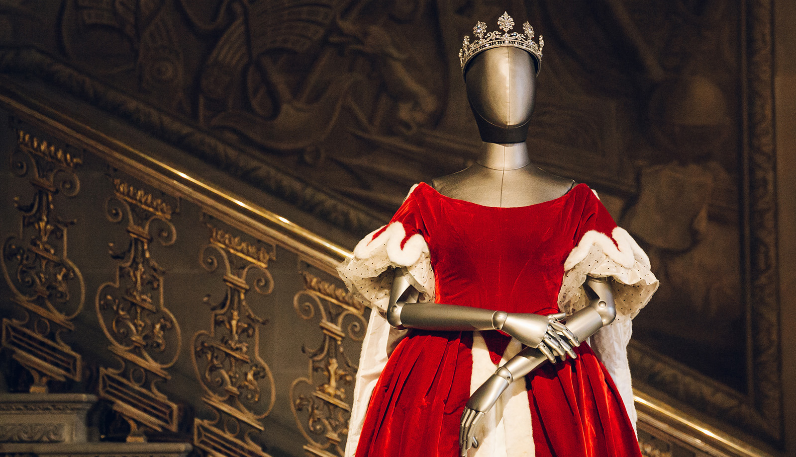 Coronation robes go on display