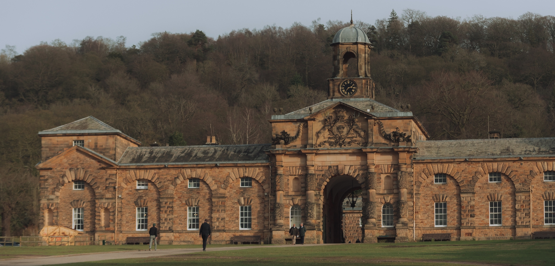 Work begins on the restoration of the Stables